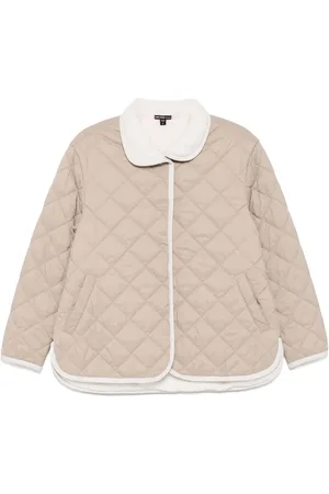 James Perse Sherpa lined insulated snap front jacket