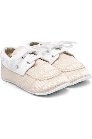 Moschino Zapatos primeros pasos con logo en jacquard