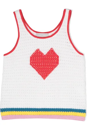 Stella McCartney Top de punto de intarsia