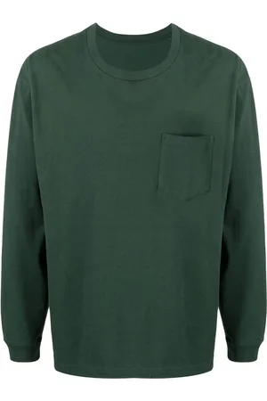 SUICOKE Camiseta con cuello redondo y manga larga