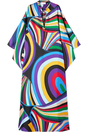 Puccini Caftán con estampado Iride