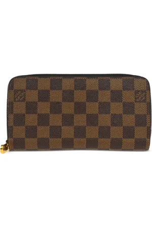 LOUIS VUITTON Cartera larga Damier Ebène Zippy Wallet 2019