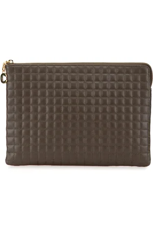 Céline Bolso de mano acolchado con charm C 2018