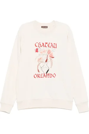 Chateau Sudadera con estampado gráfico