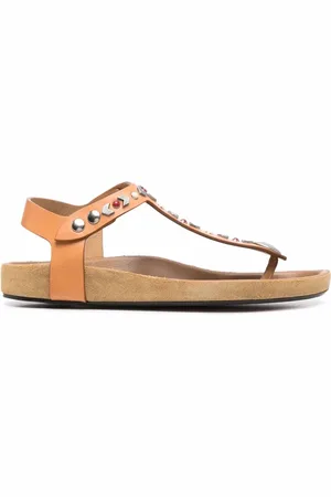Isabel Marant Sandalias Enavy planas con detalles