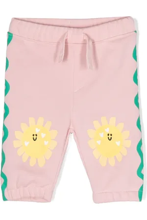 Stella McCartney Pantalones de chándal con estampado de soles