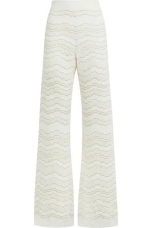 Missoni Pantalones con motivo en zigzag