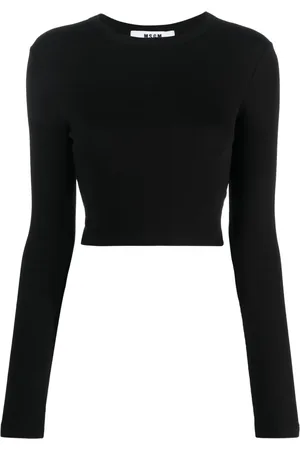 Msgm Camiseta corta con aberturas