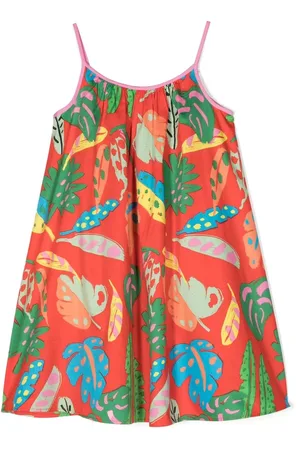 Stella McCartney Vestido con estampado gráfico