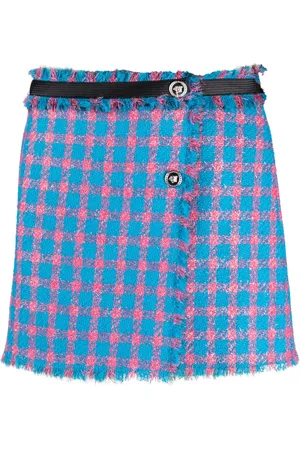 VERSACE Minifalda de tweed