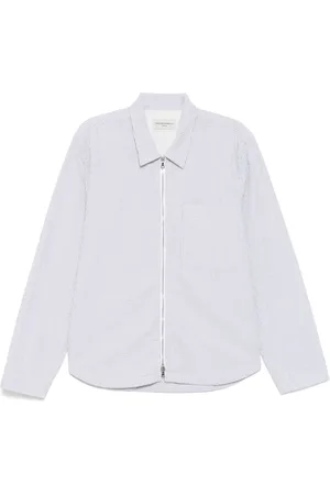 OFFICINE GENERALE Chaqueta Malo de tejido seersucker