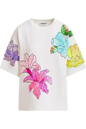 Essentiel Antwerp Camiseta con detalle de lentejuelas