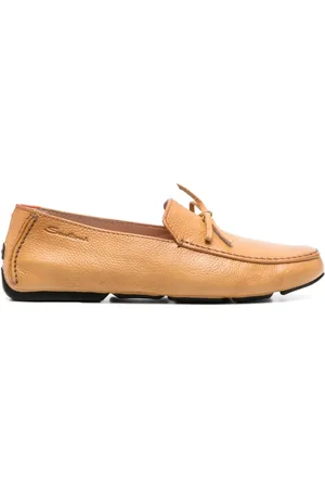 santoni Mocasines con efecto granulado