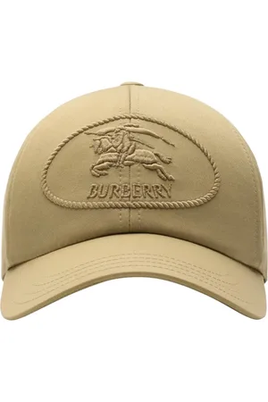 Burberry Gorra Knight Stamp de tejido gabardina