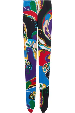 Puccini Medias con estampado Orchidee