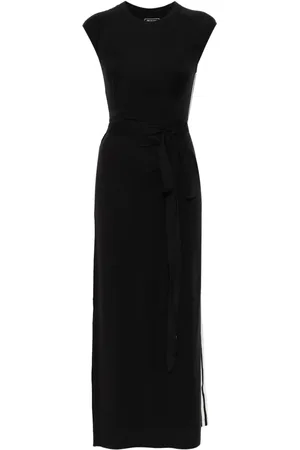 Y-3 Vestido largo a rayas