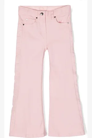 Stella McCartney Vaqueros acampanados con aplique del logo