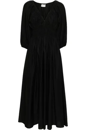 MATTEAU Vestido largo fruncido