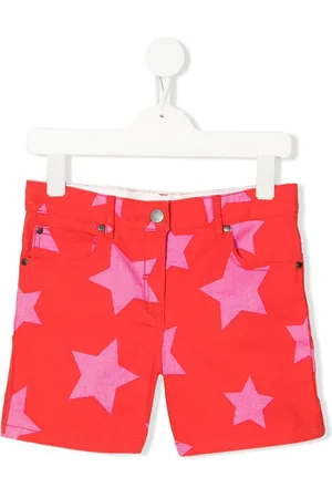 Stella McCartney Pantalones vaqueros cortos con estrellas