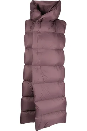 Rick Owens Chaleco acolchado Luxor con capucha