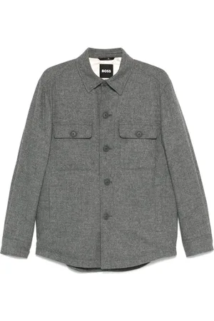 HUGO BOSS Sobrecamisa con efecto cepillado