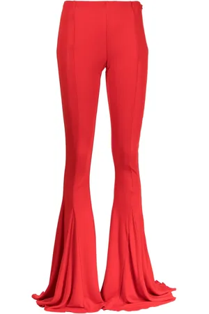 BLUMARINE Pantalones acampanados de jersey