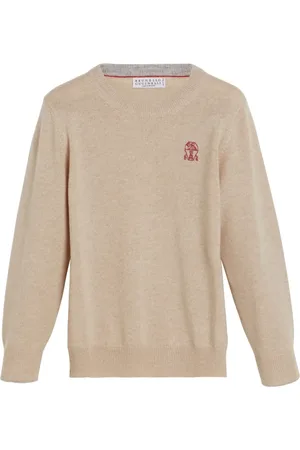 Brunello Cucinelli Jersey con logo bordado