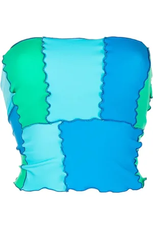 Sherris Top tipo bandeau con diseño color block