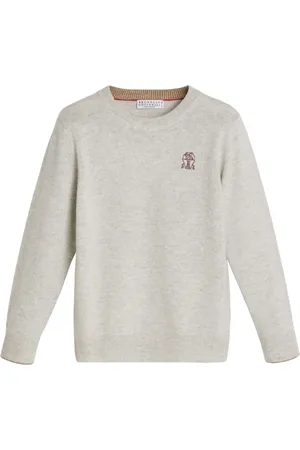 Brunello Cucinelli Jersey con logo bordado