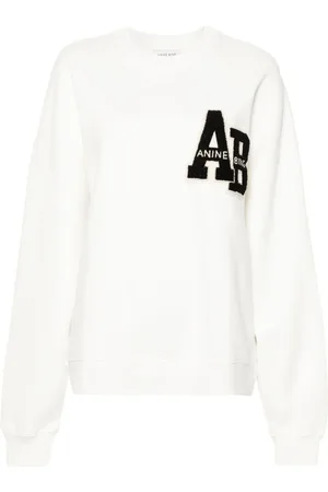 ANINE BING Sudadera Miles con parche del logo