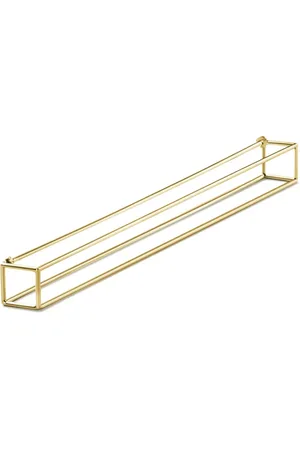 SHIHARA Pendiente Rectangle Pierce 90 en oro amarillo de 18kt