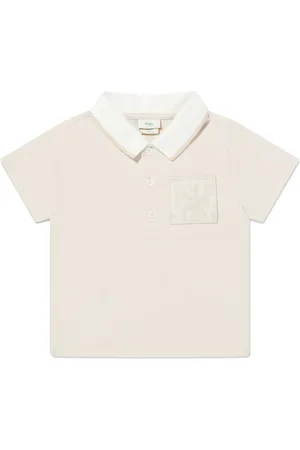 Fendi Polo con logo bordado