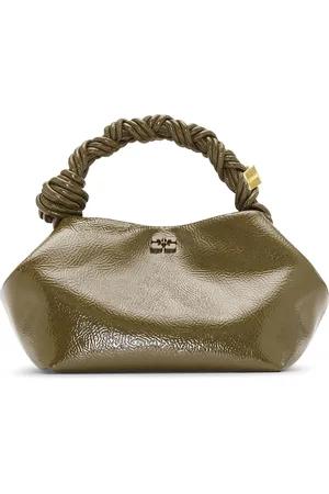 Ganni Bolso shopper Bou con asa trenzada