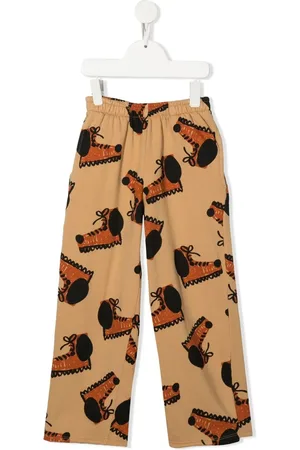Weekend House Kids Pantalones rectos con estampado gráfico