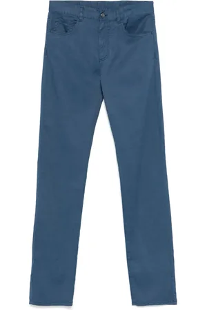 CANALI Pantalones rectos con pinzas
