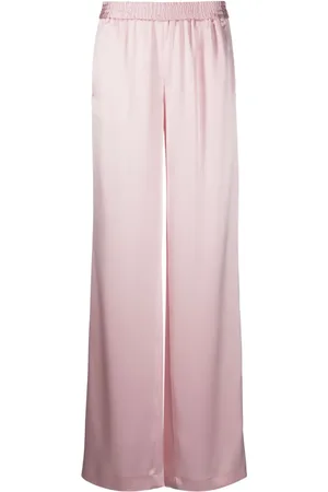 PT Torino Pantalones palazzo con cinturilla elástica