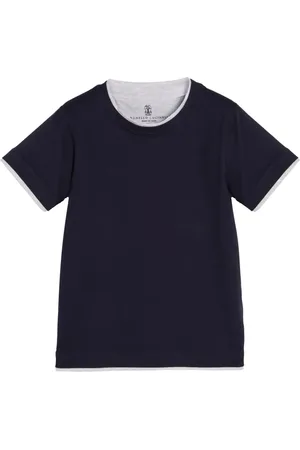 Brunello Cucinelli Camiseta con cuello redondo