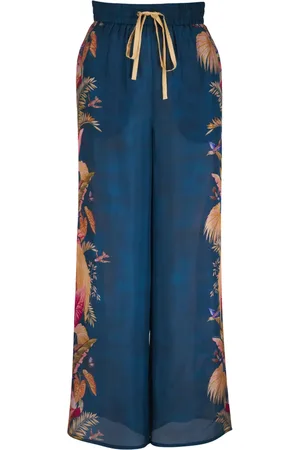 ZIMMERMANN Pantalones anchos con motivo floral