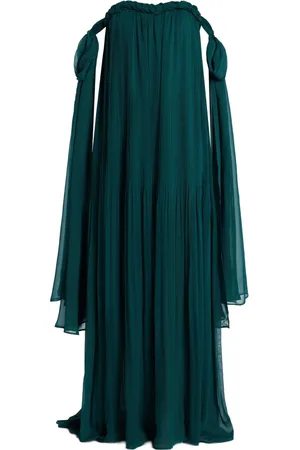 LEO LIN Vestido largo Camila con hombros descubiertos
