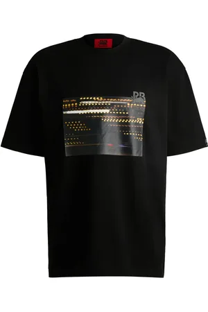 HUGO BOSS Camiseta de algodón con estampado gráfico