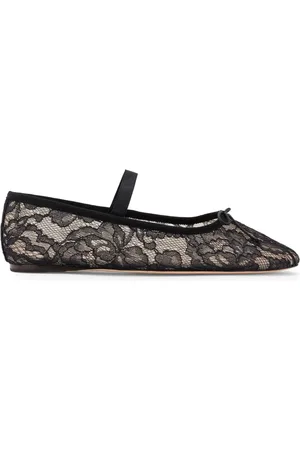 Loeffler Randall Bailarinas Leonie de encaje