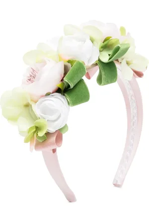COLORICHIARI Diadema con apliques florales