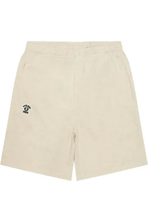 A Bathing Ape Pantalones cortos de chándal con parche del logo
