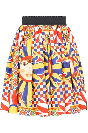 Dolce & Gabbana Falda con estampado Carretto
