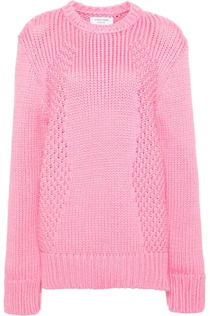 Marine Serre Jersey con cuello redondo