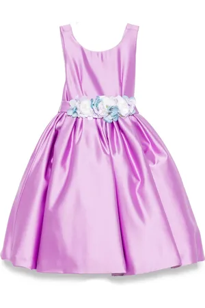 COLORICHIARI Vestido con apliques florales