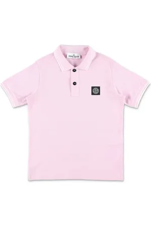 Stone Island Polo con parche del logo