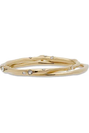 DRIES VAN NOTEN Pulsera doble con detalles de strass
