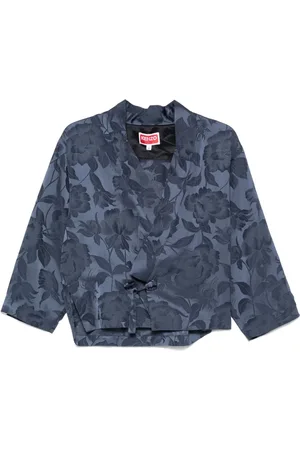 Kenzo Chaqueta con motivo floral en jacquard