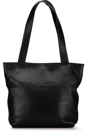 CHANEL Bolso shopper en piel de borrego en relieve con logo CC 2000-2002